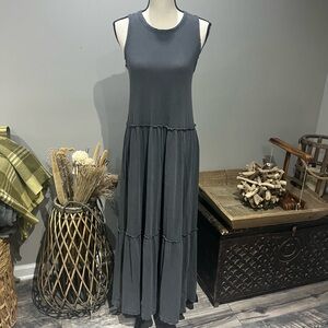 Aerie Charcoal Sleeveless Maxi Dress